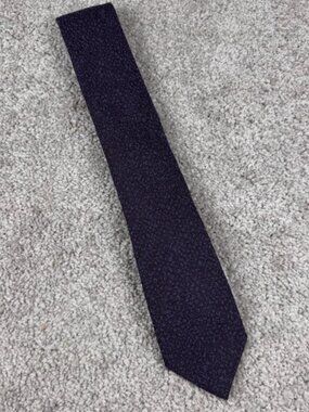 Bonobos Men's Purple Blue Knit Wool Silk Blend Tie Made in USA Wedding Formal